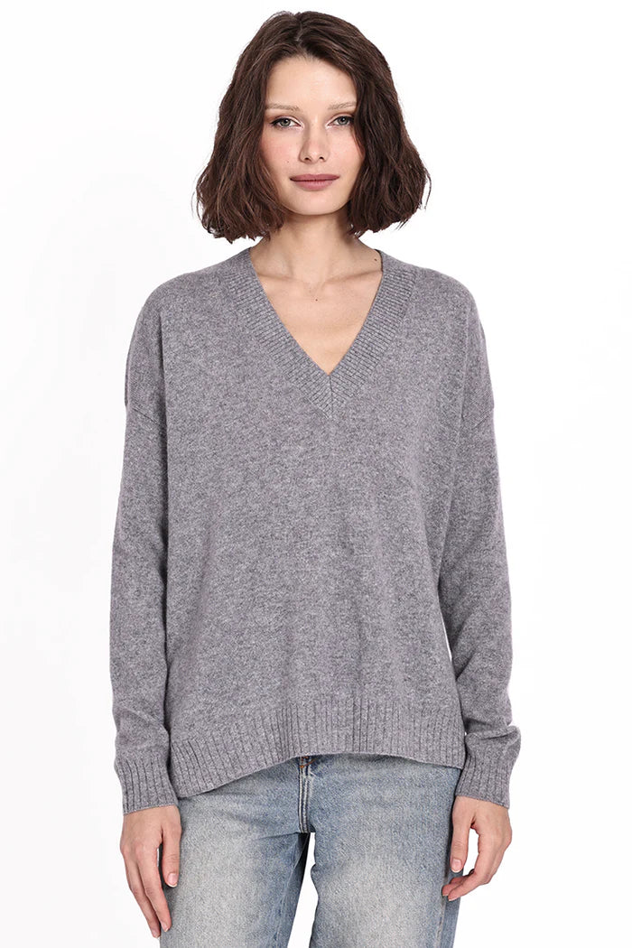 Minnie Rose Cashmere V Neck