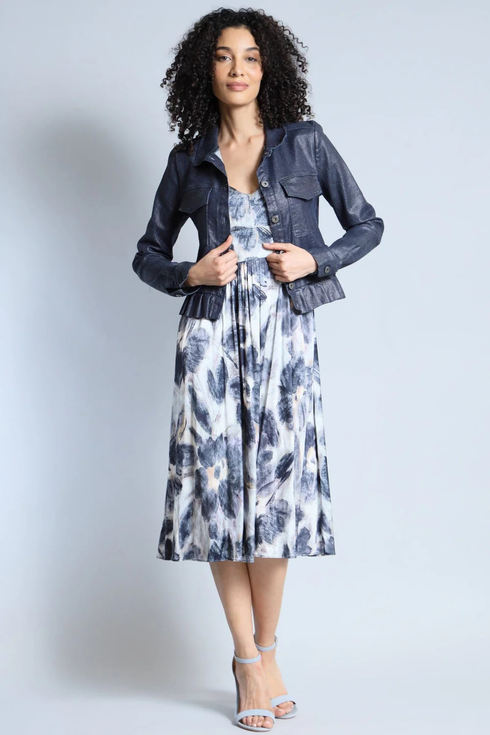 Foil Denim Jacket