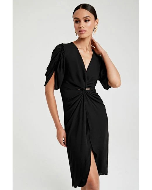 Krisa Twist Front Dress