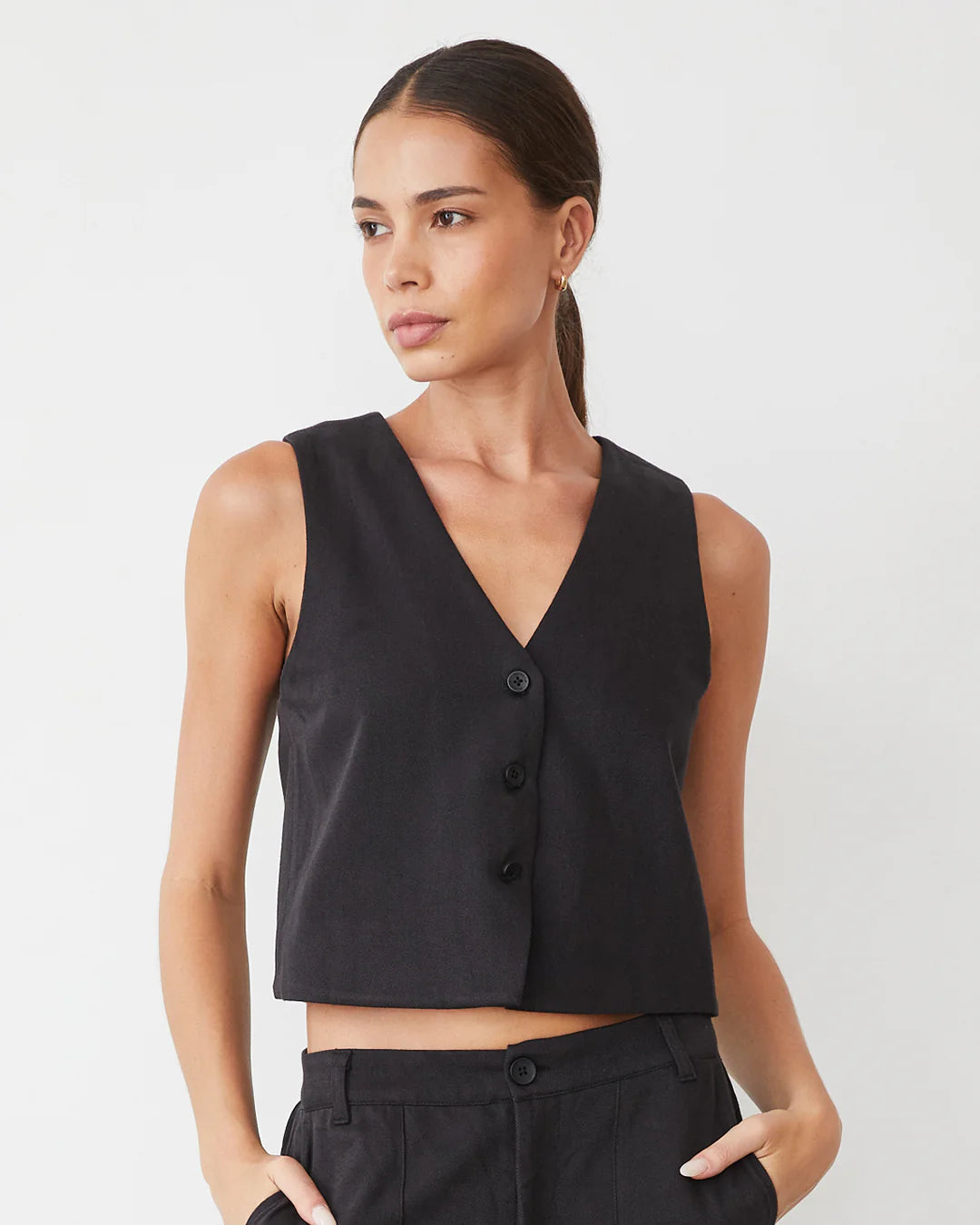 Monrow Soft Twill Vest