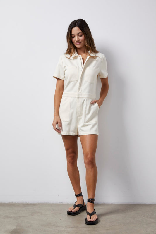 Monrow Soft Twill Romper
