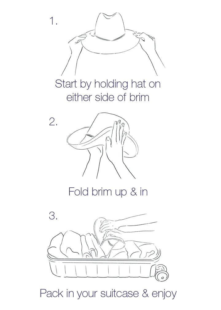 Hat Attack Packable Fedora