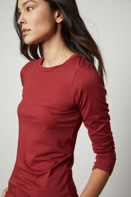 Velvet Long Sleeve Tee